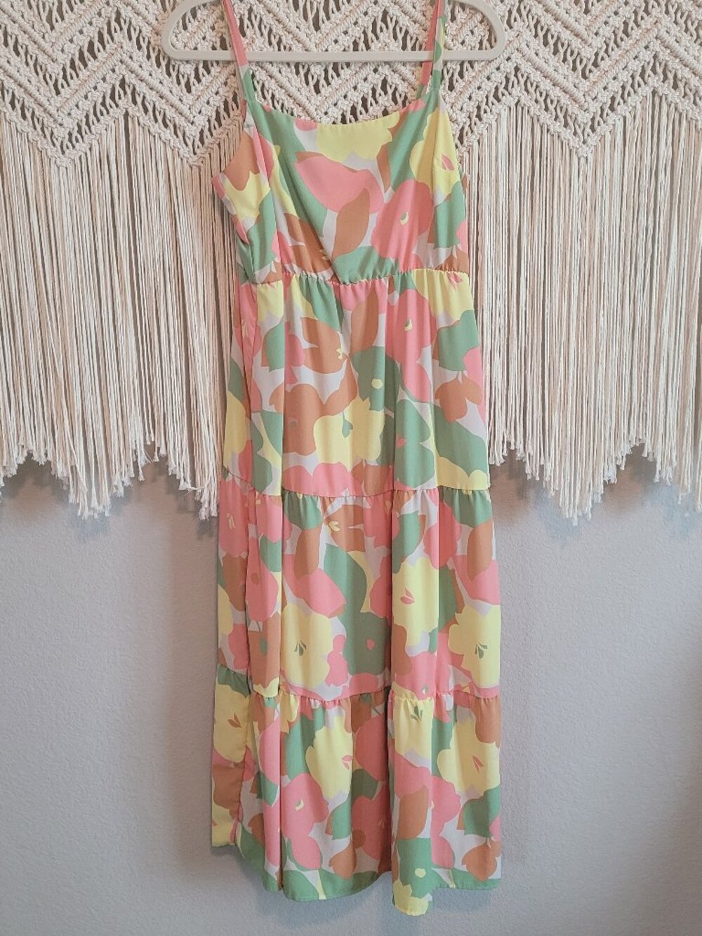 Sleeveless Floral Maxi Dress
